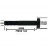 Parafuso Sextavado Ao 8.8  M8 x 50MM MB DIN 960 M8-1.00x50 ROSCA PARCIAL