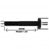 Parafuso Sextavado Ao 8.8  M12 x 80MM MB DIN 960 M12-1.50x80 ROSCA PARCIAL