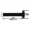 Parafuso Sextavado Ao 8.8  M10 x 30MM MB DIN 961 M10-1.25X30 ROSCA INTEIRA